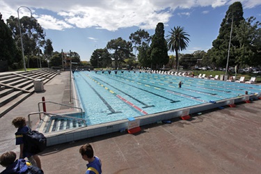 Outdoor swimming pool