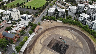 Toorak Park aerial March 2023