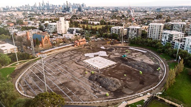 Toorak Park aerial 19 June 2023