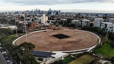 Toorak Park aerial August 2023