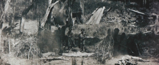 Wurundjeri campsite AJ Fauchery 1850s