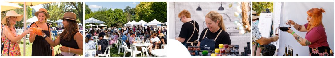 East Malvern Food and Wine festival spread